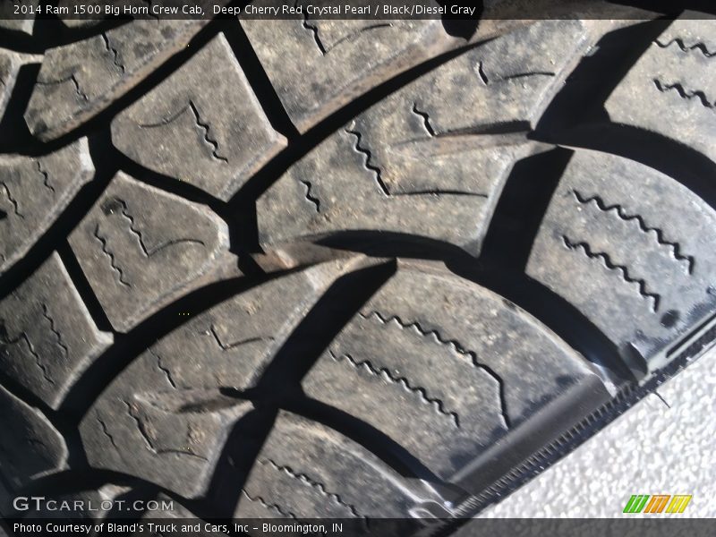 Deep Cherry Red Crystal Pearl / Black/Diesel Gray 2014 Ram 1500 Big Horn Crew Cab