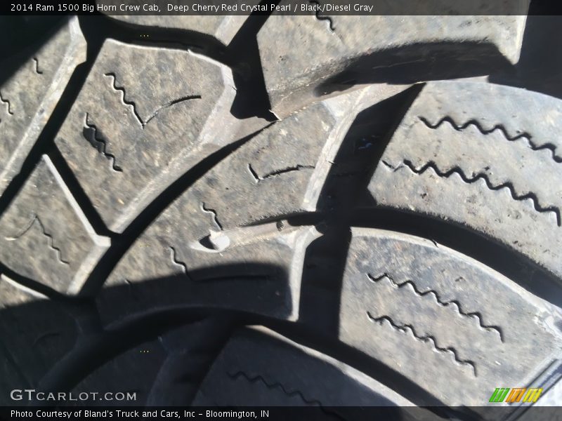Deep Cherry Red Crystal Pearl / Black/Diesel Gray 2014 Ram 1500 Big Horn Crew Cab