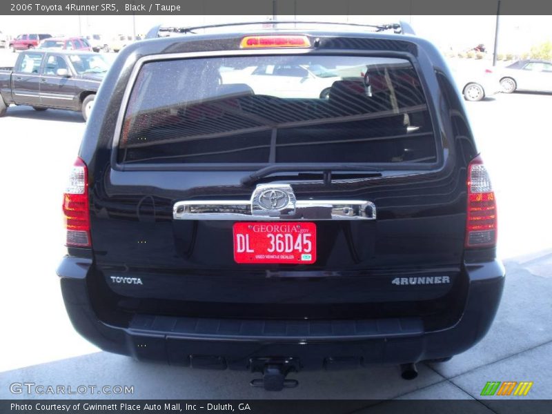 Black / Taupe 2006 Toyota 4Runner SR5