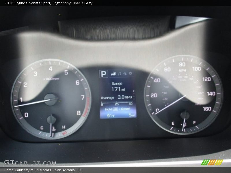 Symphony Silver / Gray 2016 Hyundai Sonata Sport