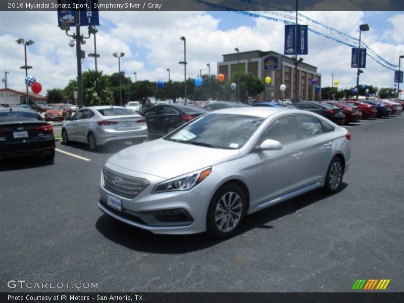 Symphony Silver / Gray 2016 Hyundai Sonata Sport