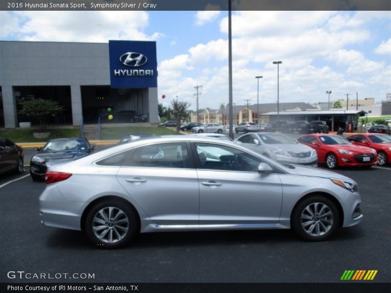 Symphony Silver / Gray 2016 Hyundai Sonata Sport