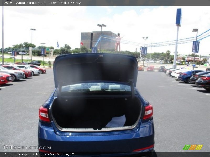 Lakeside Blue / Gray 2016 Hyundai Sonata Sport