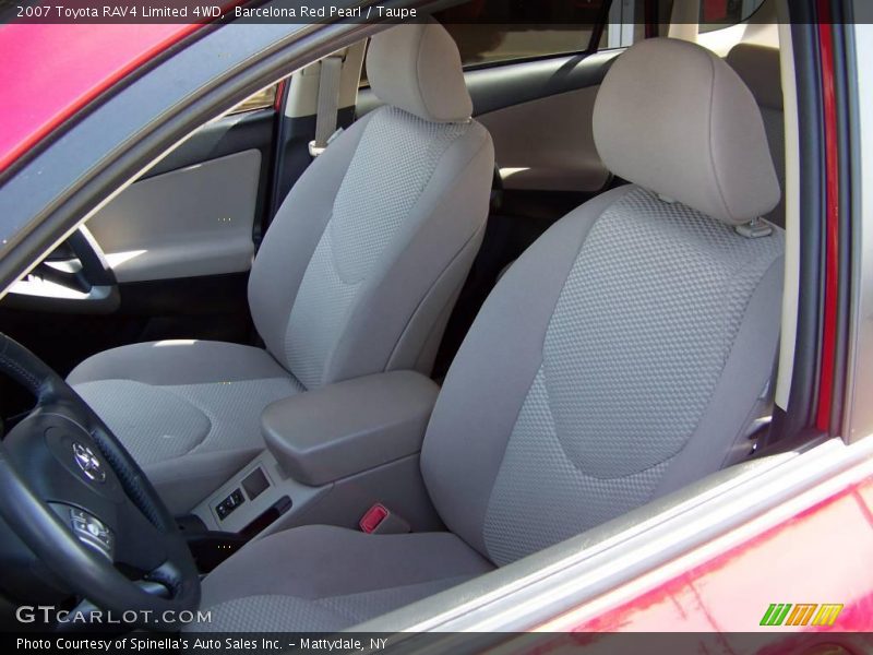 Barcelona Red Pearl / Taupe 2007 Toyota RAV4 Limited 4WD