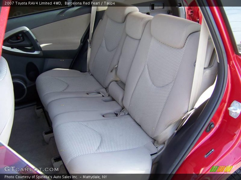 Barcelona Red Pearl / Taupe 2007 Toyota RAV4 Limited 4WD