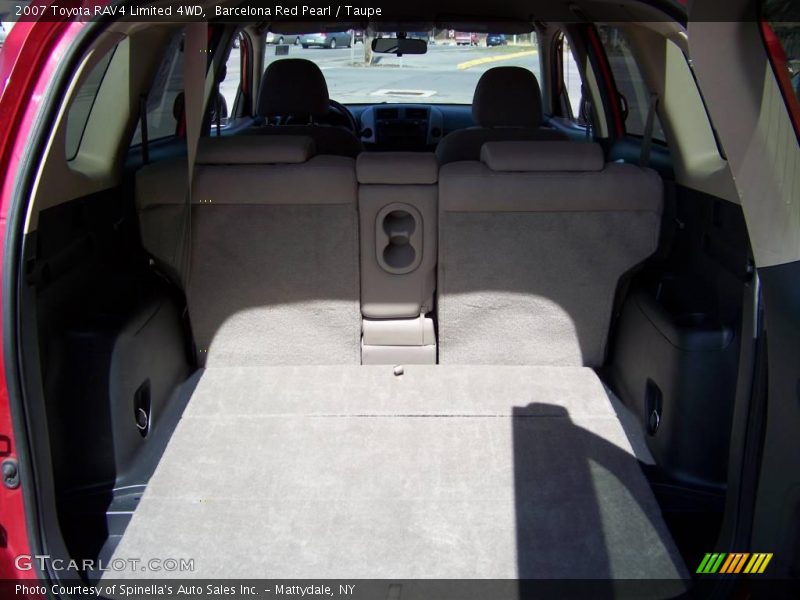 Barcelona Red Pearl / Taupe 2007 Toyota RAV4 Limited 4WD
