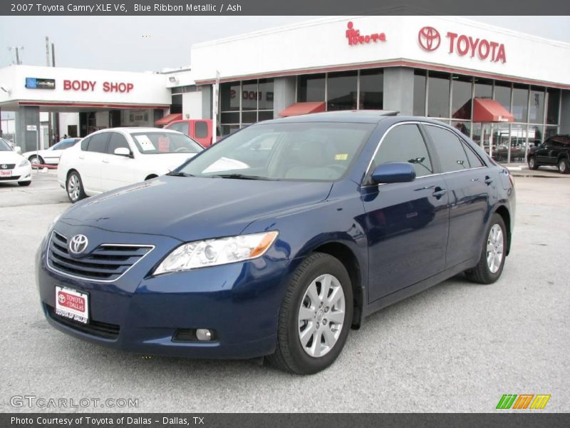 Blue Ribbon Metallic / Ash 2007 Toyota Camry XLE V6