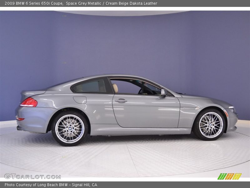 Space Grey Metallic / Cream Beige Dakota Leather 2009 BMW 6 Series 650i Coupe