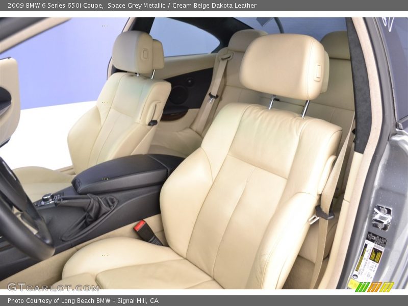 Space Grey Metallic / Cream Beige Dakota Leather 2009 BMW 6 Series 650i Coupe