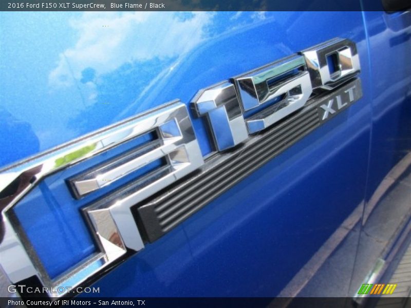 Blue Flame / Black 2016 Ford F150 XLT SuperCrew