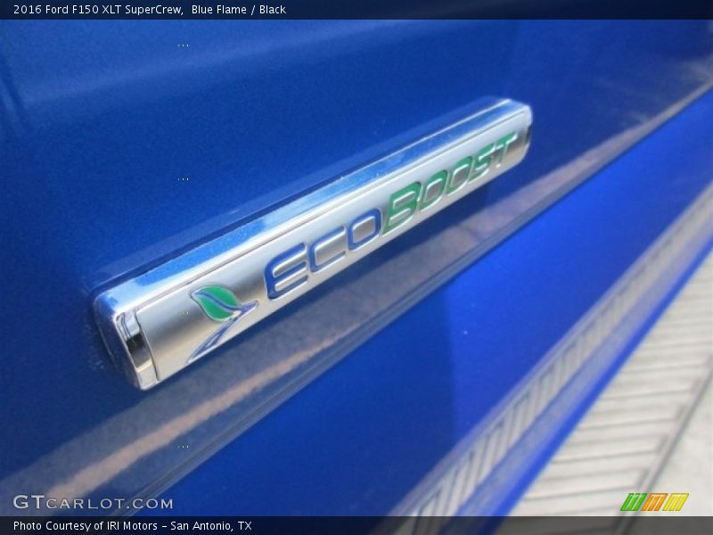 Blue Flame / Black 2016 Ford F150 XLT SuperCrew