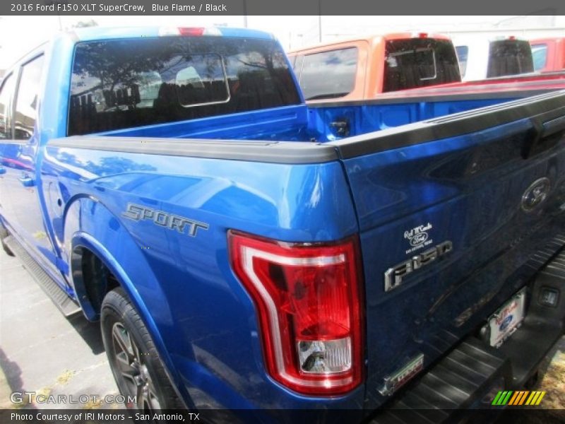 Blue Flame / Black 2016 Ford F150 XLT SuperCrew