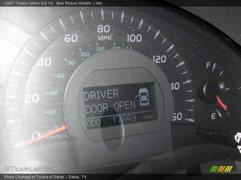 Blue Ribbon Metallic / Ash 2007 Toyota Camry XLE V6