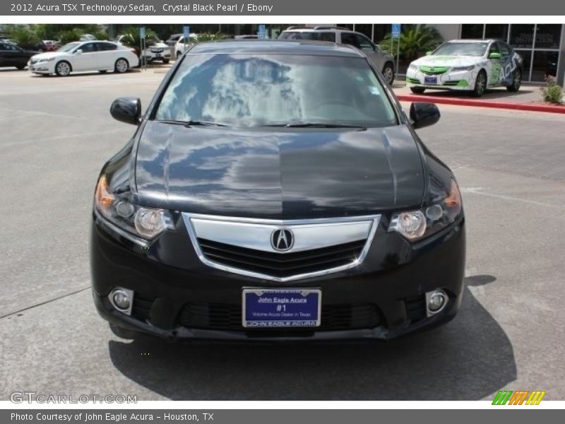 Crystal Black Pearl / Ebony 2012 Acura TSX Technology Sedan