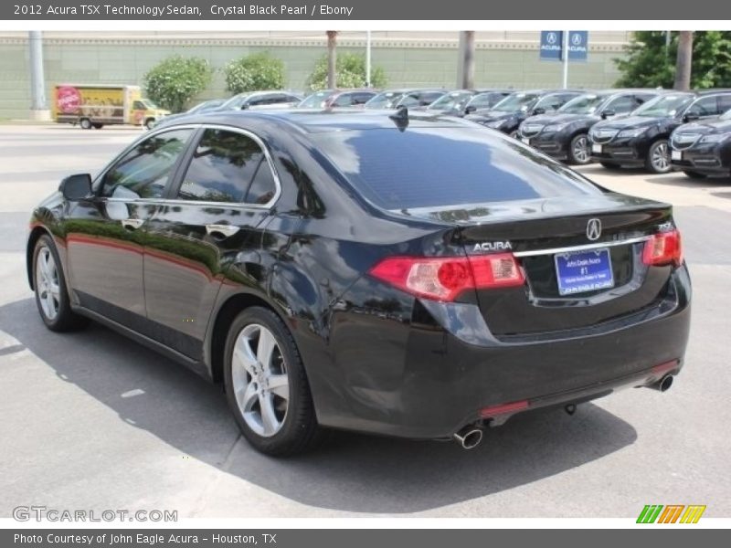Crystal Black Pearl / Ebony 2012 Acura TSX Technology Sedan