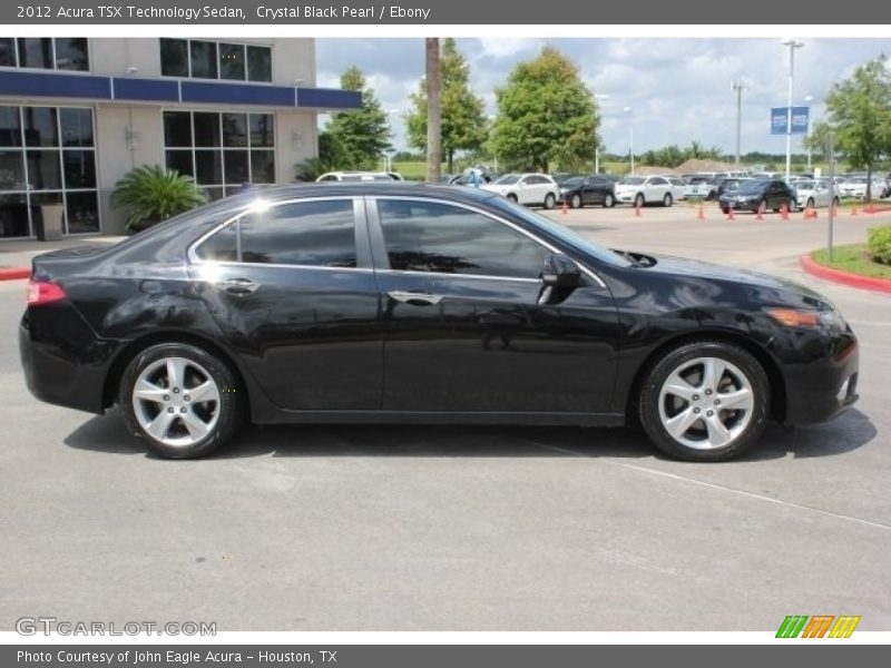 Crystal Black Pearl / Ebony 2012 Acura TSX Technology Sedan