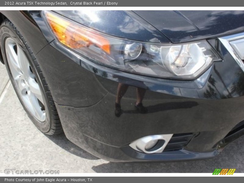 Crystal Black Pearl / Ebony 2012 Acura TSX Technology Sedan