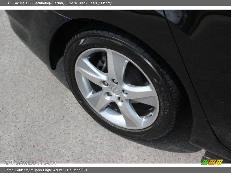 Crystal Black Pearl / Ebony 2012 Acura TSX Technology Sedan