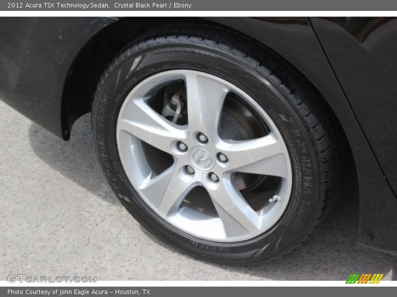 Crystal Black Pearl / Ebony 2012 Acura TSX Technology Sedan