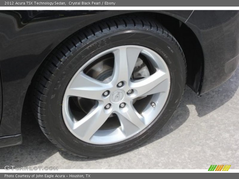 Crystal Black Pearl / Ebony 2012 Acura TSX Technology Sedan