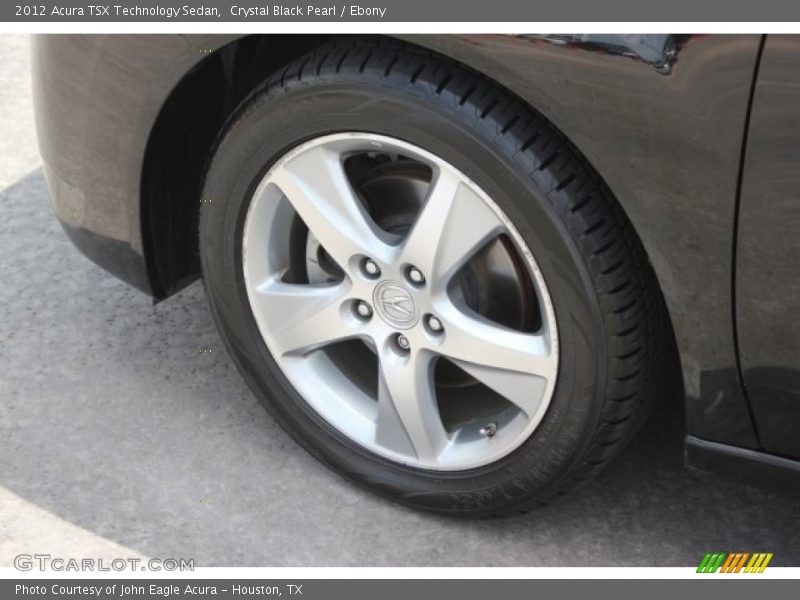 Crystal Black Pearl / Ebony 2012 Acura TSX Technology Sedan