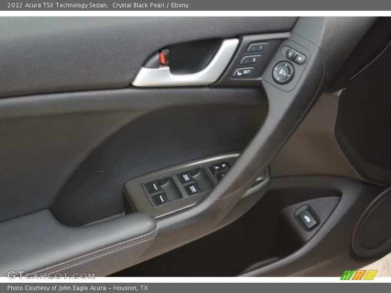 Crystal Black Pearl / Ebony 2012 Acura TSX Technology Sedan
