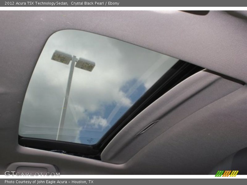 Crystal Black Pearl / Ebony 2012 Acura TSX Technology Sedan