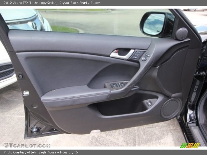 Crystal Black Pearl / Ebony 2012 Acura TSX Technology Sedan