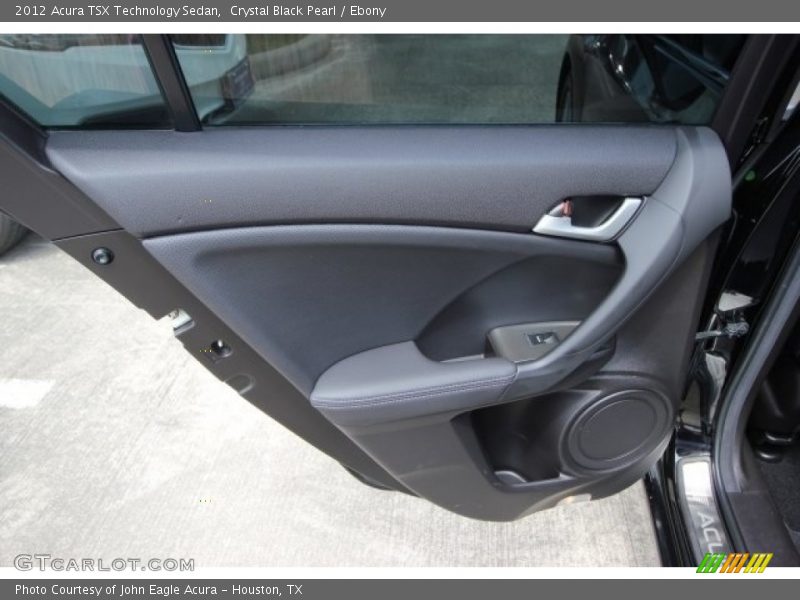 Crystal Black Pearl / Ebony 2012 Acura TSX Technology Sedan