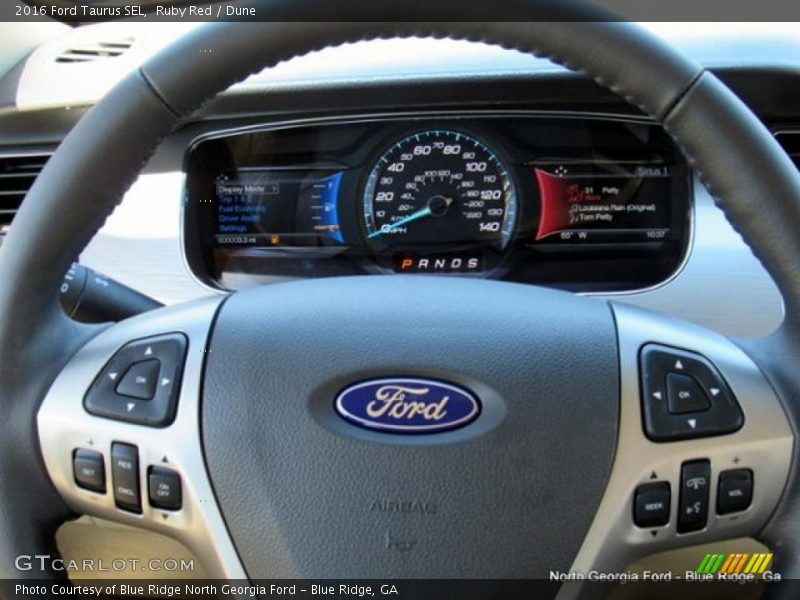 Ruby Red / Dune 2016 Ford Taurus SEL