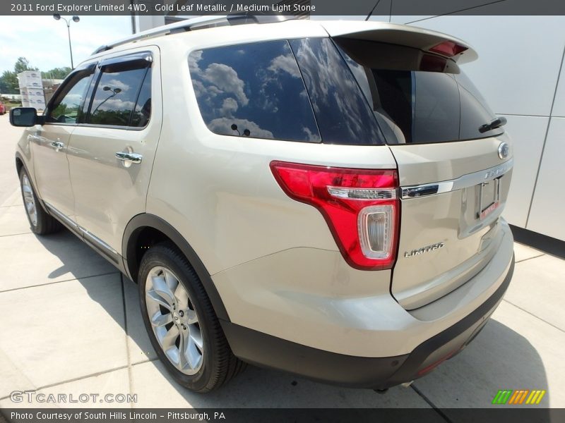 Gold Leaf Metallic / Medium Light Stone 2011 Ford Explorer Limited 4WD