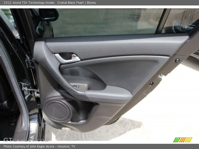 Crystal Black Pearl / Ebony 2012 Acura TSX Technology Sedan