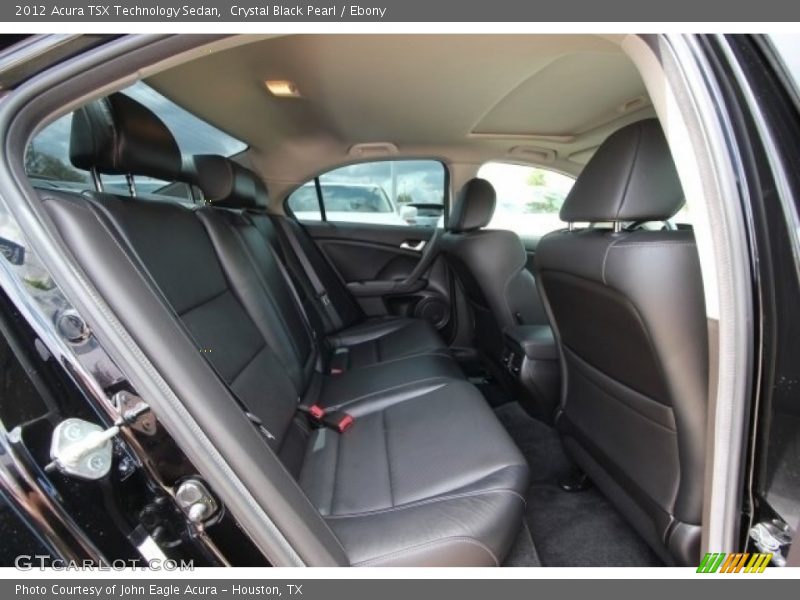 Crystal Black Pearl / Ebony 2012 Acura TSX Technology Sedan