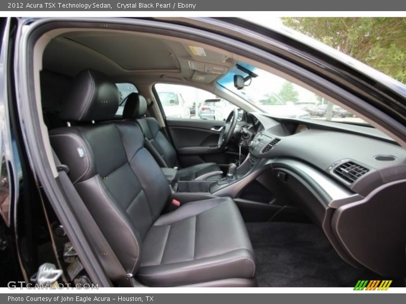 Crystal Black Pearl / Ebony 2012 Acura TSX Technology Sedan