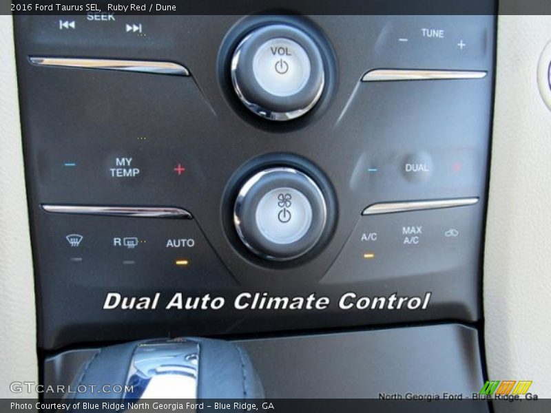 Ruby Red / Dune 2016 Ford Taurus SEL