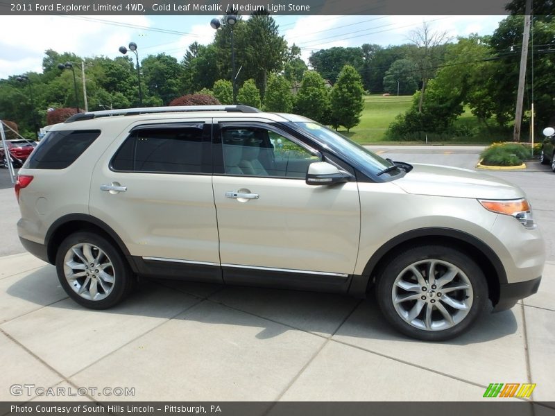 Gold Leaf Metallic / Medium Light Stone 2011 Ford Explorer Limited 4WD