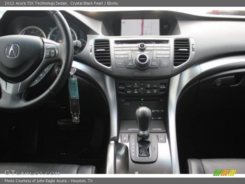Crystal Black Pearl / Ebony 2012 Acura TSX Technology Sedan