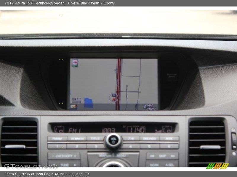 Crystal Black Pearl / Ebony 2012 Acura TSX Technology Sedan