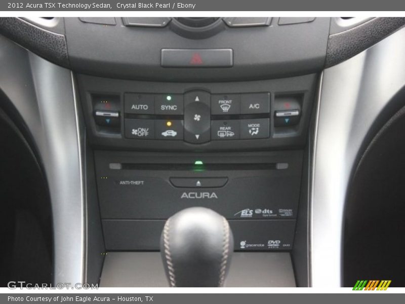 Crystal Black Pearl / Ebony 2012 Acura TSX Technology Sedan