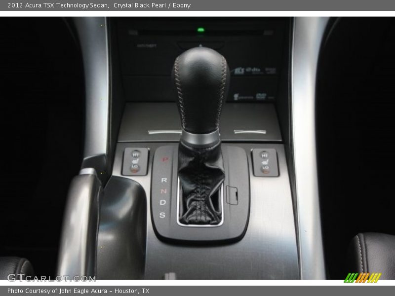 Crystal Black Pearl / Ebony 2012 Acura TSX Technology Sedan