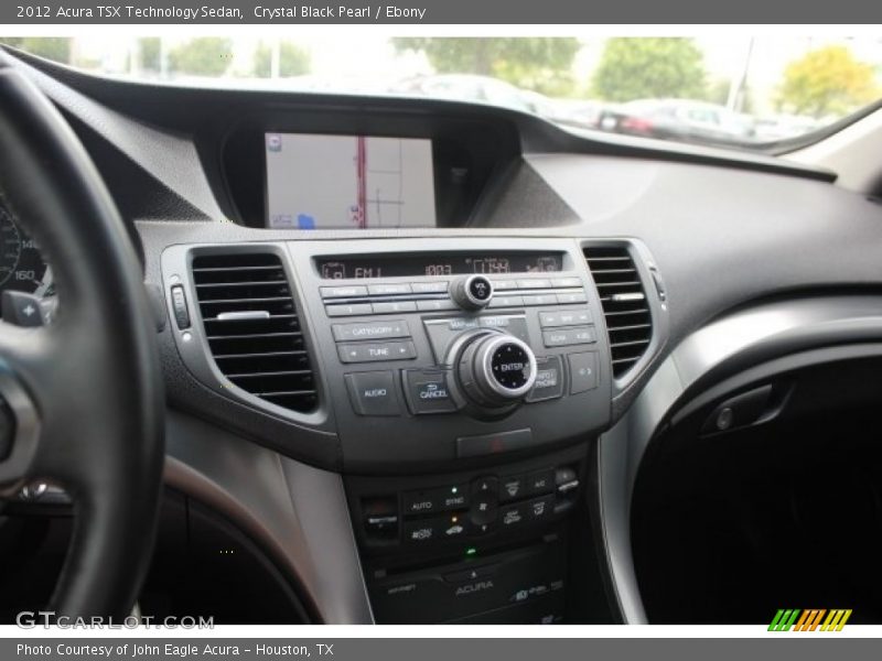 Crystal Black Pearl / Ebony 2012 Acura TSX Technology Sedan