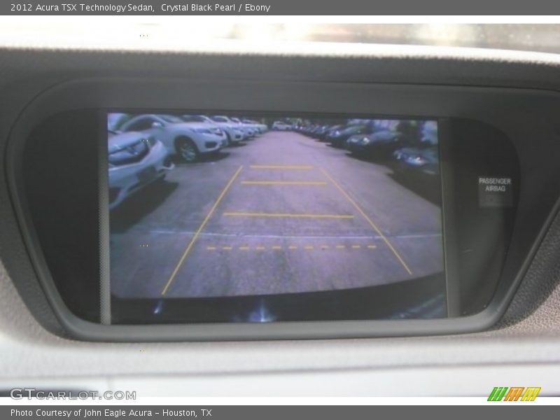 Crystal Black Pearl / Ebony 2012 Acura TSX Technology Sedan