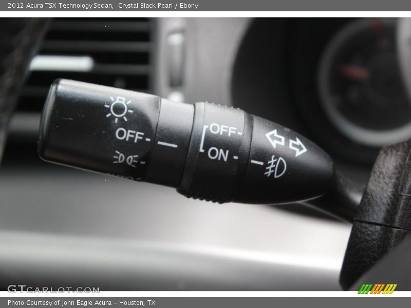 Crystal Black Pearl / Ebony 2012 Acura TSX Technology Sedan
