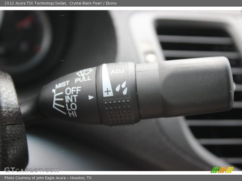 Crystal Black Pearl / Ebony 2012 Acura TSX Technology Sedan