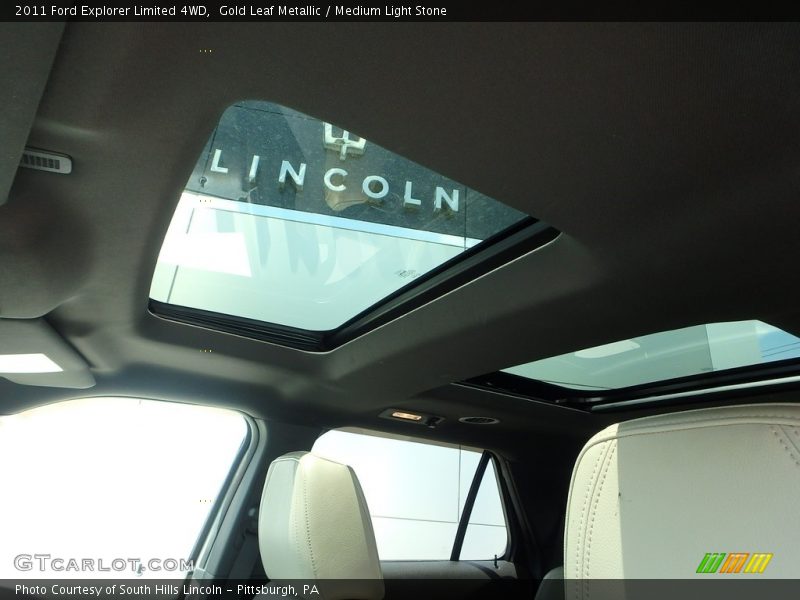Gold Leaf Metallic / Medium Light Stone 2011 Ford Explorer Limited 4WD