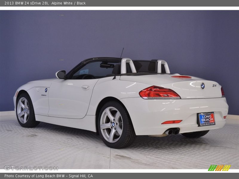 Alpine White / Black 2013 BMW Z4 sDrive 28i