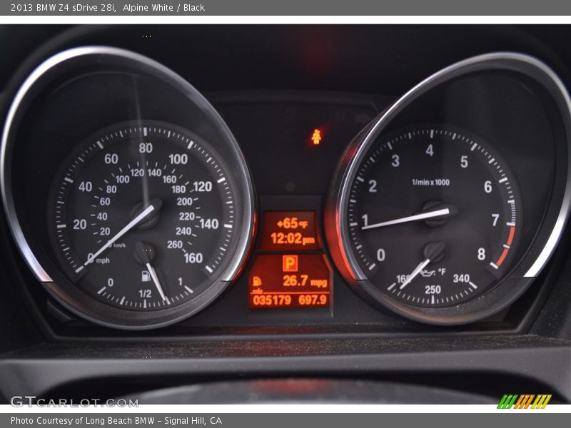 Alpine White / Black 2013 BMW Z4 sDrive 28i