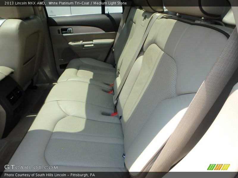 White Platinum Tri-Coat / Medium Light Stone 2013 Lincoln MKX AWD