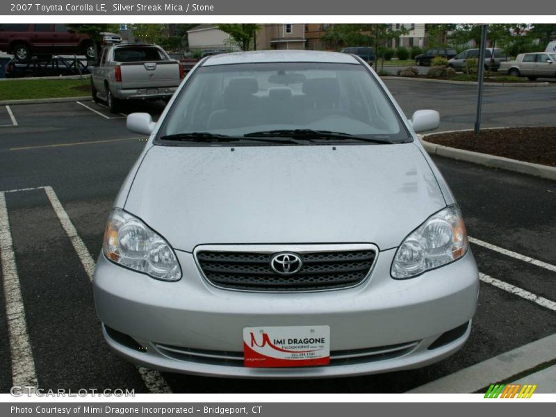 Silver Streak Mica / Stone 2007 Toyota Corolla LE