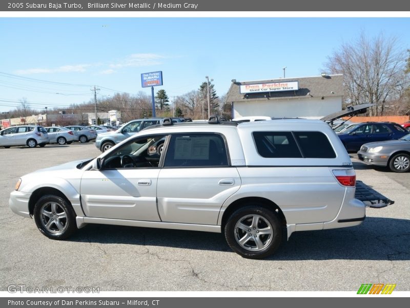 Brilliant Silver Metallic / Medium Gray 2005 Subaru Baja Turbo